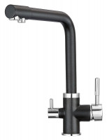 Смеситель для кухни Granula 2015 цвет Шварц