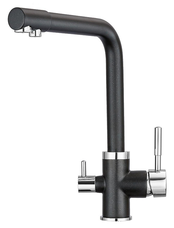 Смеситель для кухни Granula 2015 цвет Шварц