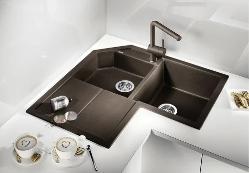 Смеситель для кухни Blanco Linus-S Silgranit 516697 Кофе латунь