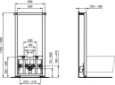 Комплект биде с инсталляцией Ideal Standard Tesi D386801 Белый