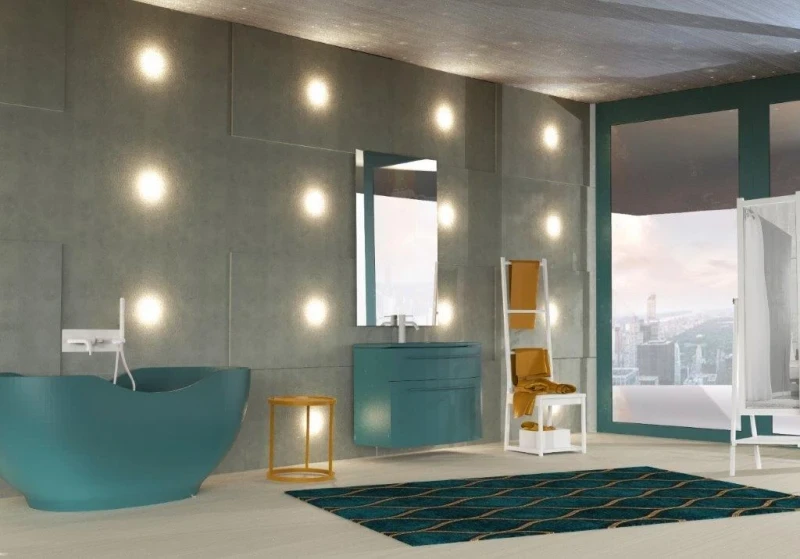Смеситель для ванны Paffoni Light LIG022BO Белый матовый на стену