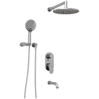 Душевая система WasserKRAFT Dinkel A175819 Хром латунь встраиваемый