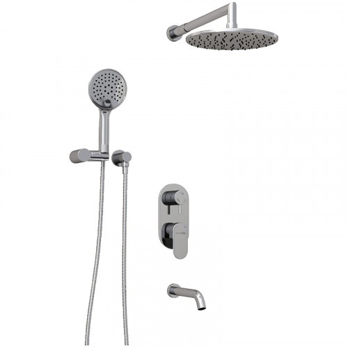 Душевая система WasserKRAFT Dinkel A175819 Хром латунь встраиваемый