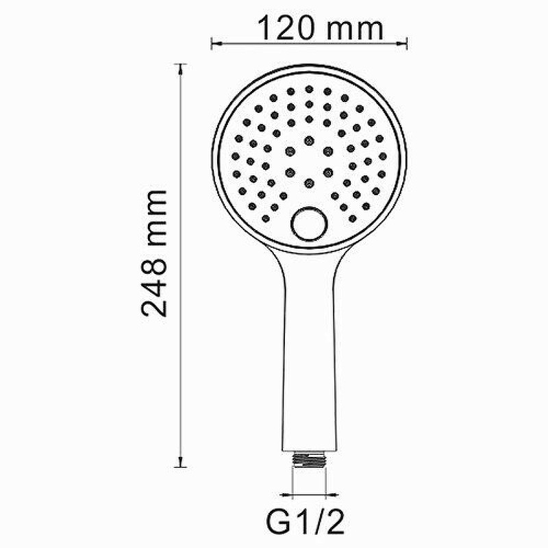 Душевая система WasserKRAFT Dinkel A175819 Хром латунь встраиваемый