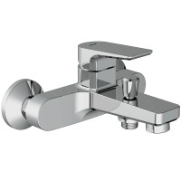 Смеситель для ванны Cersanit Nature 63064 Хром латунь на стену