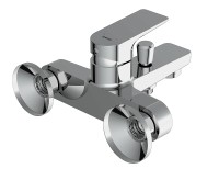 Смеситель для ванны Cersanit Nature 63064 Хром латунь на стену