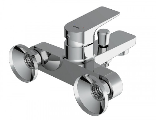 Смеситель для ванны Cersanit Nature 63064 Хром латунь на стену