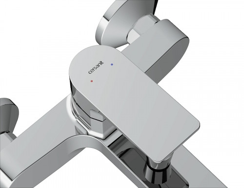 Смеситель для ванны Cersanit Nature 63064 Хром латунь на стену