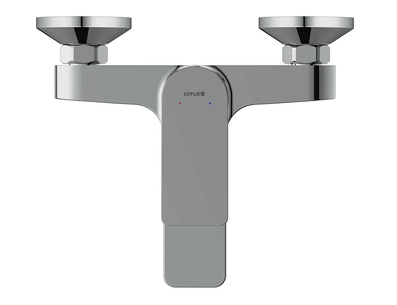 Смеситель для ванны Cersanit Nature 63064 Хром латунь на стену