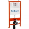 Инсталляция BelBagno BB026/BB044NERO с Черной матовой клавишей смыва пластик