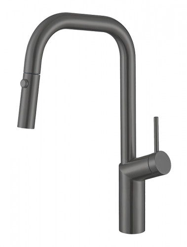Смеситель для кухни Vincea VKF-107GM цвет Вороненая сталь