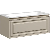 Тумба под раковину Sancos Very 100 VR100CE подвесная Beige Soft МДФ / ЛДСП