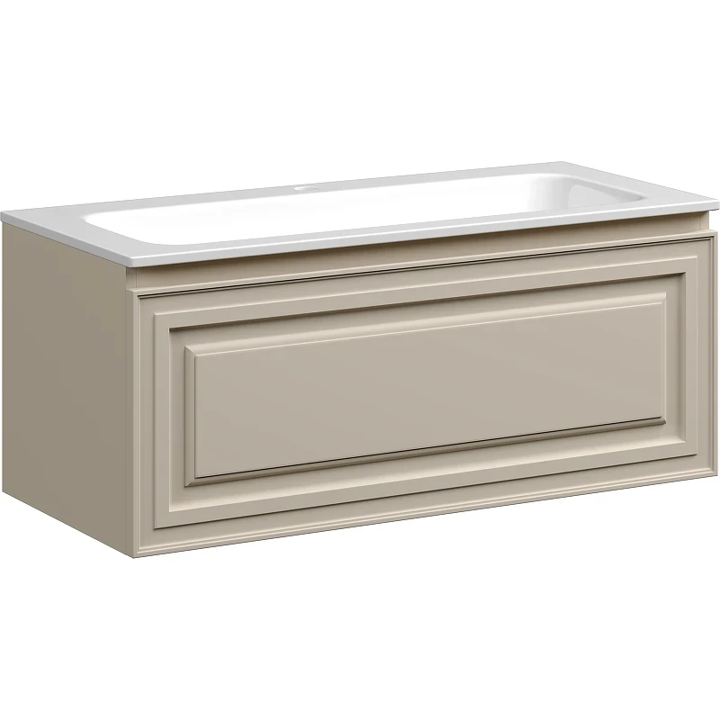 Тумба под раковину Sancos Very 100 VR100CE подвесная Beige Soft МДФ / ЛДСП