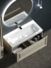 Тумба под раковину Sancos Very 100 VR100CE подвесная Beige Soft МДФ / ЛДСП