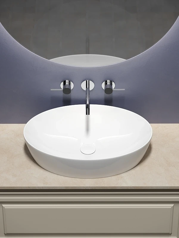 Тумба под раковину Sancos Very 100 VR100CE подвесная Beige Soft МДФ / ЛДСП