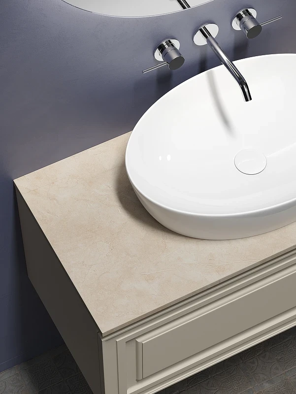 Тумба под раковину Sancos Very 100 VR100CE подвесная Beige Soft МДФ / ЛДСП
