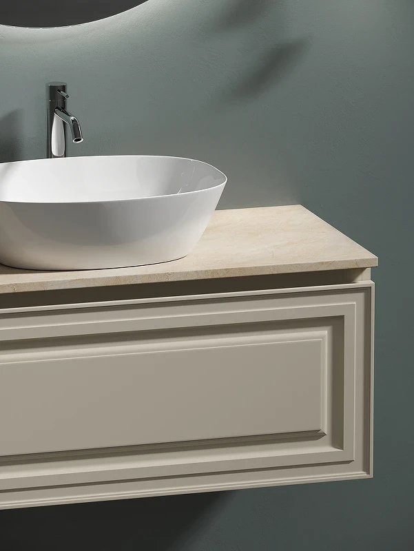 Тумба под раковину Sancos Very 100 VR100CE подвесная Beige Soft МДФ / ЛДСП