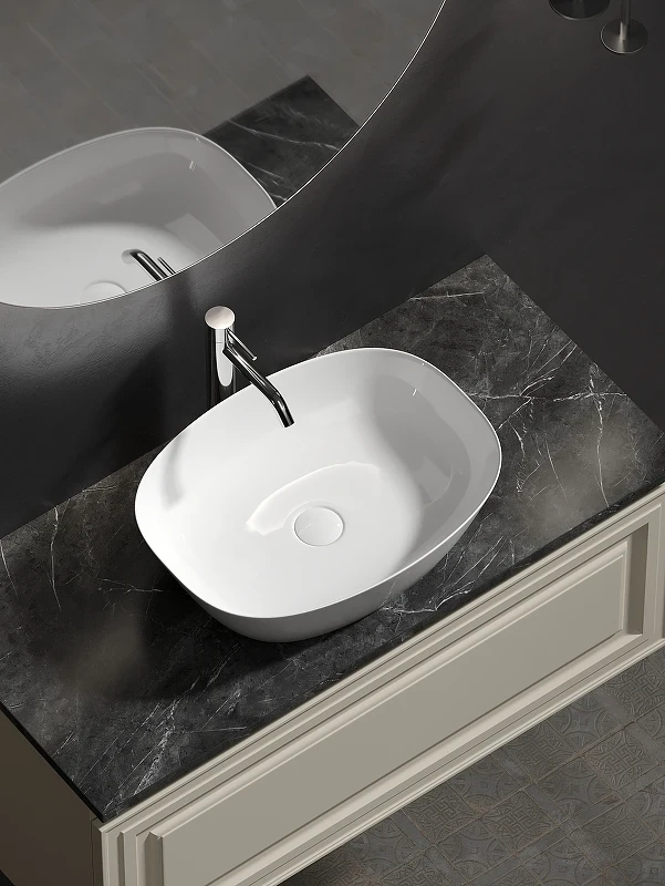 Тумба под раковину Sancos Very 100 VR100CE подвесная Beige Soft МДФ / ЛДСП