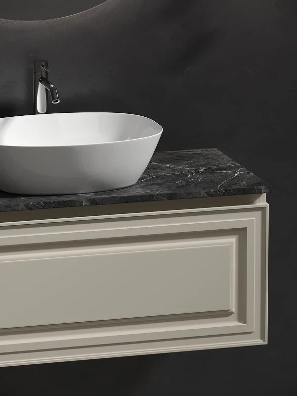 Тумба под раковину Sancos Very 100 VR100CE подвесная Beige Soft МДФ / ЛДСП