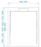 Душевой поддон из искусственного камня RGW STL MB 90x90 52211099-15 Белый мрамор