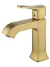 Смеситель для раковины Wonzon & Woghand Flex WW-88018072-BG цвет Брашированное золото