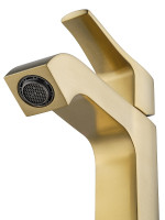 Смеситель для раковины Wonzon &amp; Woghand Flex WW-88018072-BG цвет Брашированное золото