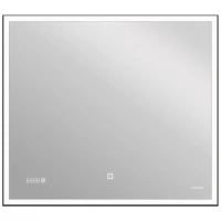 Зеркало Cersanit Led 011 Design 80 KN-LU-LED011*80-d-Os с подсветкой с часами стекло