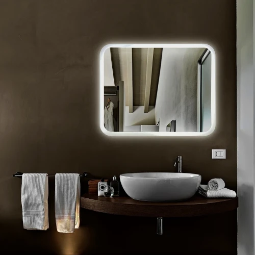 Зеркало Silver Mirrors Стив 92 ФР-00000843 с подсветкой с сенсорным выключателем и диммером стекло