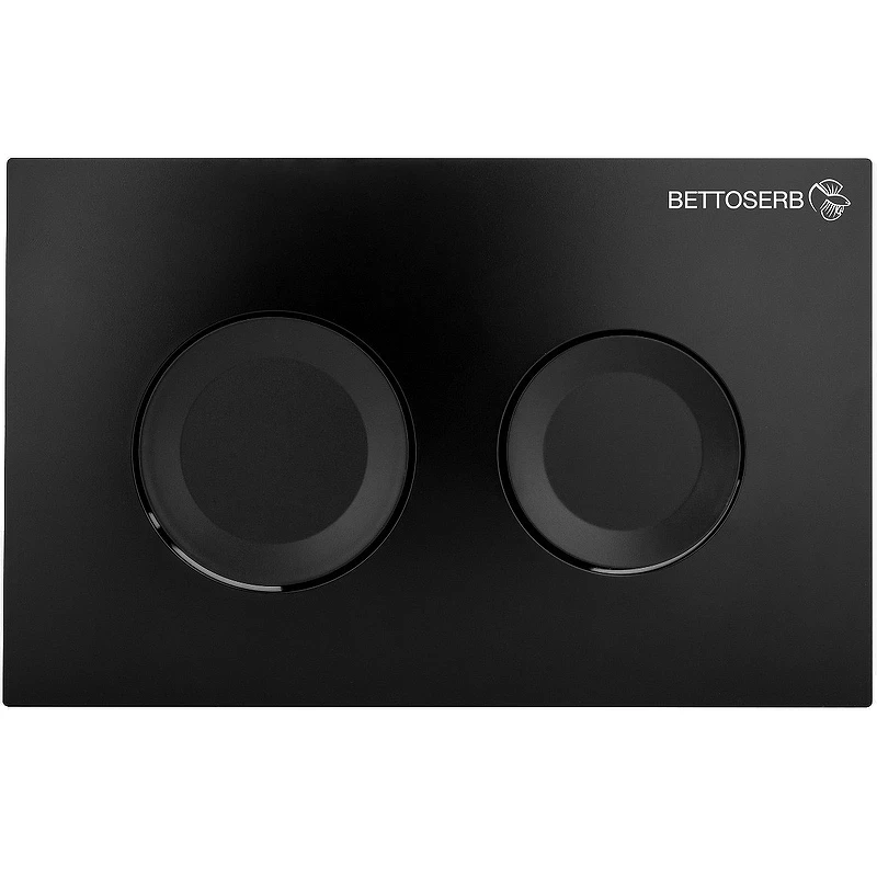 Инсталляция Bettoserb Sava Fix Slim SET40006467 для унитаза с Черной матовой клавишей смыва