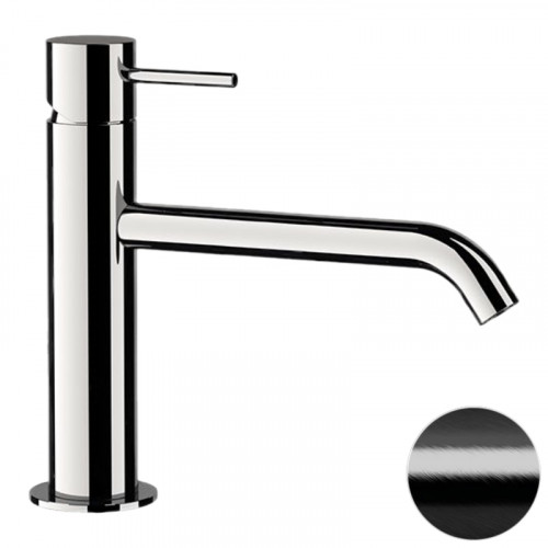 Смеситель для раковины Remer X Style X12ACFP цвет Черный брашированный хром