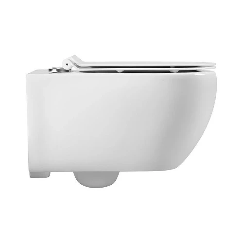 Унитаз Charus Torre Bianca EWC700-125W Skandenborg Rimless подвесной цвет Белый с сиденьем Микролифт
