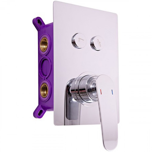 Смеситель для душа Rav Slezak Tigris TG186BOX Хром встраиваемый