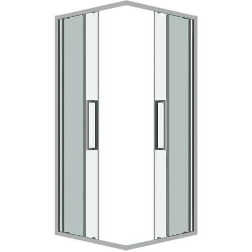 Душевой уголок Grossman Cosmo 90х90 300.K33.02.9090.10.00 профиль Хром стекло прозрачное