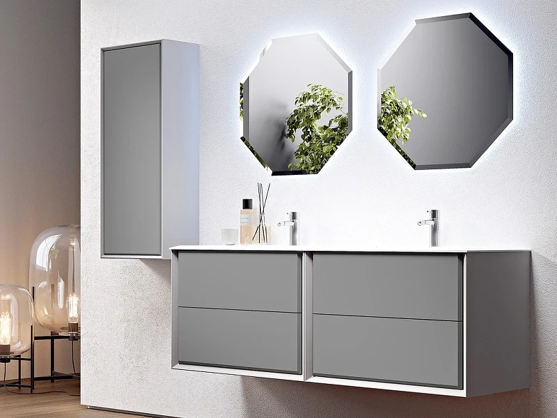 Зеркало Cezares 80 45079 с подсветкой многоугольное стекло