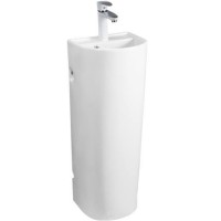 Раковина CeramaLux 32 PB1017 Белая фаянс напольный