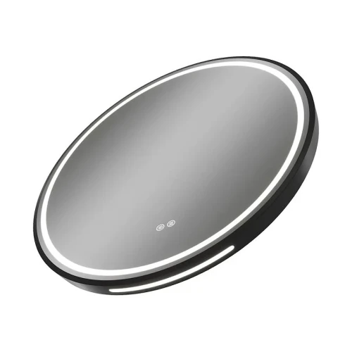 Зеркало Maretti Elena 60 EA1460R03EL с подсветкой цвет Черный с сенсорным выключателем с подогревом и диммером