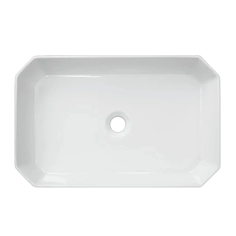 Раковина накладная Sanita Luxe Line 55 WB.CT/Line/55-N/WHT.G/S1 цвет Белый