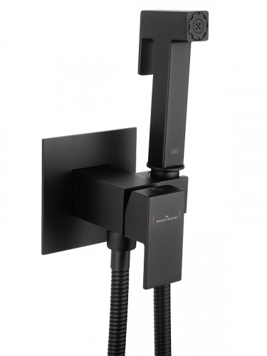 Гигиенический душ со смесителем Wonzon &amp; Woghand WW-88829903-MB цвет Черный матовый