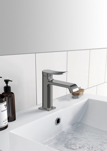 Смеситель для раковины Splenka S31.10.09 Графит матовый латунь