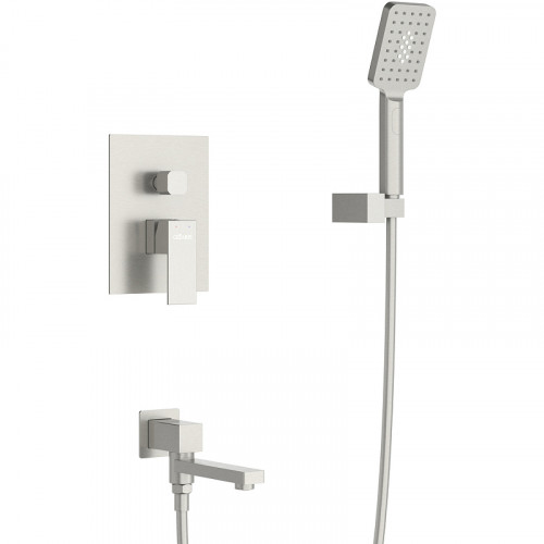 Душевая система Cezares Slider SLIDER-VDSET-IN Сатин нержавеющая сталь встраиваемый