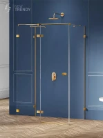 Душевое ограждение New Trendy AVEXA Gold x EXK-3084