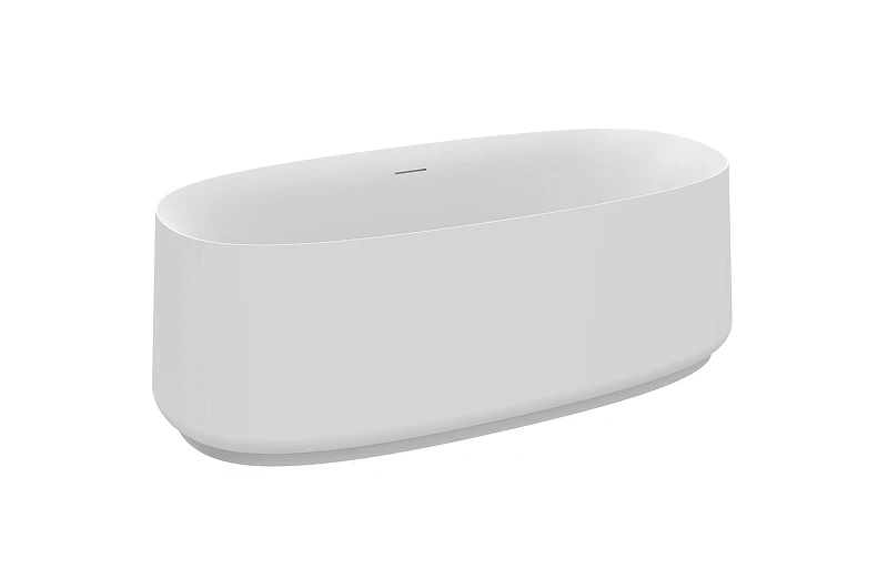 Акриловая ванна Cezares Lux 170х82 CZR-LUX-CENTRAL-170-82-58-MATT цвет Белый матовый