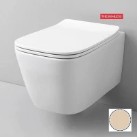 Унитаз подвесной Artceram A16 Rimless ASV003 59 00 цвет Sand без сиденья