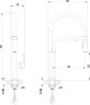 Смеситель для кухни Domaci Римини D569174BK цвет Черный матовый