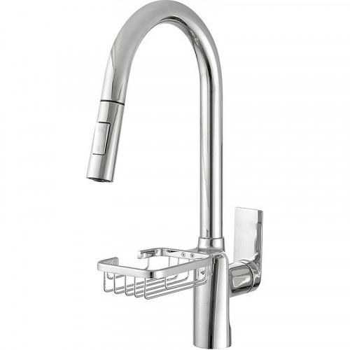 Смеситель для кухни Melodia della vita Perfetto MDV30200 с мыльницей Хром латунь