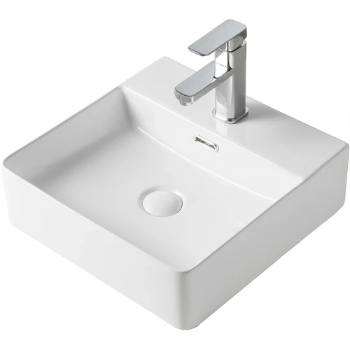 Раковина Orange 42 B04-405W Белая фарфор накладная