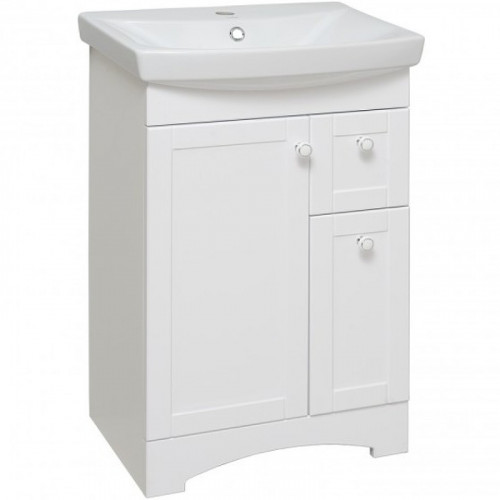 Тумба под раковину Runo Мерида 55 00-00000738 Белая МДФ / ЛДСП