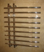 Водяной полотенцесушитель Ника Bamboo ЛБ 4 60x50 Хром нержавеющая сталь