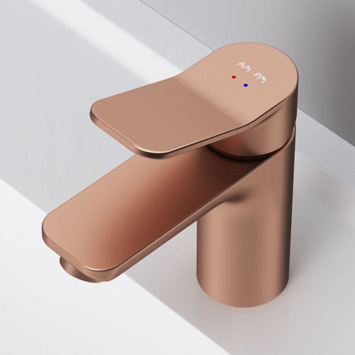 Смеситель для раковины AM.PM X-Joy F85A02144 Розовое золото латунь