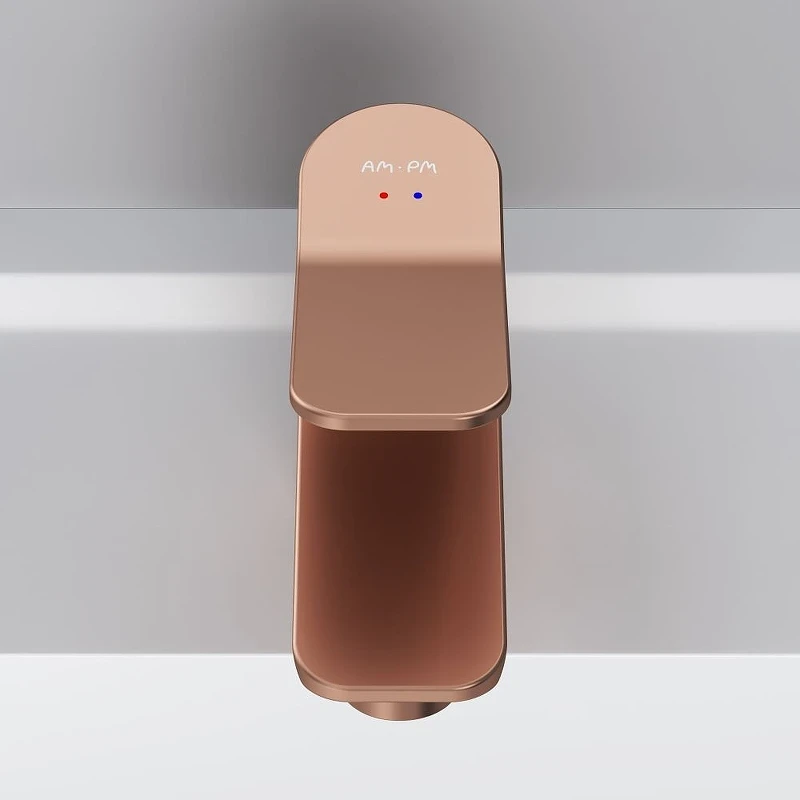 Смеситель для раковины AM.PM X-Joy F85A02144 Розовое золото латунь
